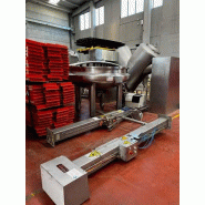 Friteuses cci inox 304l 1050 litres avec veste et chariot elevateurs d'occasion - référence : c7226