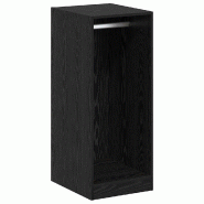Helloshop26 - Armoire de rangement moderne avec 3 étagères 41 x 48 x 102 cm espace intérieur organisé en bois d'ingénierie chêne 02_0052523 - Bo