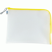 HERMA Sac à fermeture éclair Mesh Bags, A4, EVA, jaune - 20017