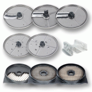 Kit de disques et grilles professionnel pour coupe-légumes Gamma Compact - Set Bistro & Café pour bars et petites cuisines | Sammic - 1010483