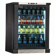 KLIMAITALIA Un frigo à vin cendre noir solide. 126 bouteilles. LED. T° +16°/+10°/+5° ventilateur éteint +4°/+18° ventilateur allumé. CLW420LBLACK