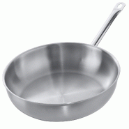 METRO PROFESSIONAL Poêle à frire profonde, acier inoxydable, Ø 32 cm, hauteur : 9 cm, induction, résistant au four - multi-matériau 4067373645456