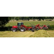 Mf rk 361 dn - andaineur monorotor, attelage 3 points, tête pivotante - massey ferguson - 3,6 m