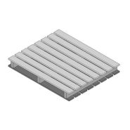 Palettes - 2 entrées à chevrons - palette réversible - en format standard 100×120 et 120×120 Palettes - 2 entrées à chevrons - palette réversible - en format standard 100×120 et 120×120