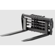 Tablier porte-fourches 25 t - large, avec fourches de 2 400 mm de long, positionneur et déplacement latéral - ATT-03-056 - MAGNITH