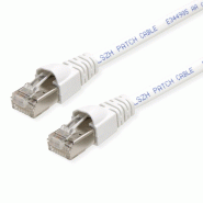 Telegärtner cordon s/ftp, cat.6a, lsoh, blanc, 7,5 m Telegärtner cordon s/ftp, cat.6a, lsoh, blanc, 7,5 m