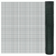 Vidaxl grillage acier galvanisé et revêtement en pvc 25 x 1 m vert 140437 Vidaxl grillage acier galvanisé et revêtement en pvc 25 x 1 m vert 140437