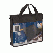 WellHome - Store carré de protection solaire en polyester, 3 m UPF 50+, gris foncé - gris polyester WH16572