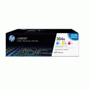 304A pack de 3 toners LaserJet cyan/magenta/jaune authentiques_0