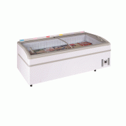 Bac réfrigéré bi-température BAKECO Blanc - avec couvercles coulissants, éclairage LED, volume utile 400 L à 750 L