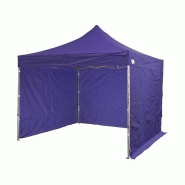 Barnum pliant semi-pro30 3x3m + 3 côtés bleu foncé - parafor