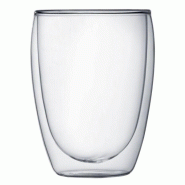 BODUM Lot 2 verres double paroi 35 cl - Pavina - verre 035-1022372