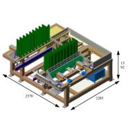 Chargeur automatique de planches machines pour palettes - platon - poids : 1250 kg