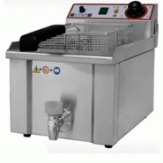 Friteuse électrique professionnelle - 1 ou 2 cuves - Capacités 7L, 9L, 10L ou 13L - Avec vanne de vidange Friteuse électrique professionnelle - 1 ou 2 cuves - Capacités 7L, 9L, 10L ou 13L - Avec vanne de vidange
