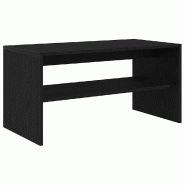 Helloshop26 - Meuble TV polyvalent pour salon rangement 80 x 40 x 40 cm en bois d'ingénierie chêne noir 02_0051229 - noir Bois massif 3000236806282