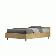 Itamoby Lit Conteneur Queen Size Nuamo En Chêne 120X190 - marron VE120NUAMOBQN-CT