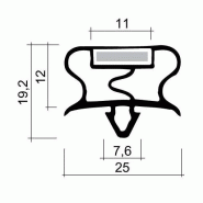 Joint pvc magnetique pour meubles frigos jpc-129_0