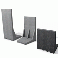 Mur en L en plastique recyclé