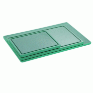 Planche à découper PRO 32x26 W-R A120528 Bartscher - Vert_0