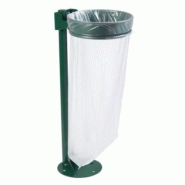 Rossignol Support sac sans couvercle Ecollecto extrême - poteau/platine - 110l - vert mousse - RAL 6005 - 3019920576493