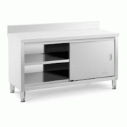 Royal Catering meuble bas inox 150 x 60 x 85 cm dosseret capacité de 600 kg acier inoxydable - 3000197578983 Royal Catering meuble bas inox 150 x 60 x 85 cm dosseret capacité de 600 kg acier inoxydable - 3000197578983