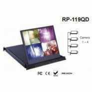 Rp-119qd - ecran de contrÔle rackable 19" sur tiroir coulissant 1280 x 1024