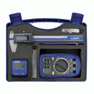 Ensemble de 6 outils de mesure pieds à coullisse digitale mulitmètre digital rapporteur digital jauge pointe Limit LIMITSET6 Ensemble de 6 outils de mesure pieds à coullisse digitale mulitmètre digital rapporteur digital jauge pointe Limit LIMITSET6