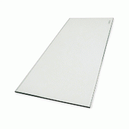 Tablette en verre clair trempé 688x300x8mm - Résistance exceptionnelle et installation facile