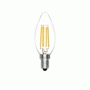 Alcapower Ampoule Led Olive À Intensité Variable 6W 4000K E14 - blanc 8059174951467