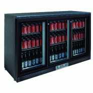 Arrière bar réfrigéré 3 portes coulissantes vitrées 330 litres | L2g - BBC330S Arrière bar réfrigéré 3 portes coulissantes vitrées 330 litres | L2g - BBC330S
