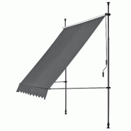 BRISE-SOLEIL PARE-SOLEIL MÉTAL ET POLYESTER HAUTEUR VARIABLE 200-300 CM GRIS 03_0001117 BRISE-SOLEIL PARE-SOLEIL MÉTAL ET POLYESTER HAUTEUR VARIABLE 200-300 CM GRIS 03_0001117