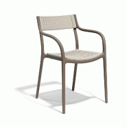 Chaise in & out madison dots - gris