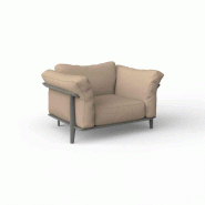 Fauteuil lounge PASADENA - smoked