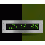 Horloge LED Style II 5S Hopital avec pupitre, 230V, AFNOR, LED verte - BODET