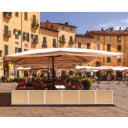 Paravent modulaire avec toile, idéal pour séparation de bar et restaurant - OASIdehor OasiParty