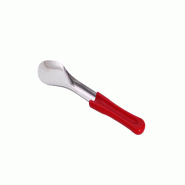 Schneider - Spatule à glace, acier inoxydable, manche rouge, 300 x 65 x 15 mm - rouge inox 195130