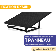 Support au sol ou mur paysage IZYSUN - Ref. MFISFIXFRSP - Inclinaison saisonnière de 20 à 35 degrés Support au sol ou mur paysage IZYSUN - Ref. MFISFIXFRSP - Inclinaison saisonnière de 20 à 35 degrés