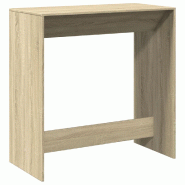 VidaXL Table de bar chêne sonoma 102x50x103,5 cm bois d'ingénierie Modèle Boréal Confort Élite - 854429