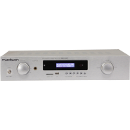 AMPLIFICATEUR HI-FI STEREO 2 X 100W SILVER BLUETOOTH ENTRÉE PHONO AMPLIFICATEUR HI-FI STEREO 2 X 100W SILVER BLUETOOTH ENTRÉE PHONO