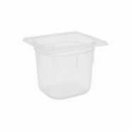 APS GN bacs polypropilène 17,6 x 16,2 cm, Tiefe: 150 mm Polypropylen, 2,2 Liter - transparent Polycarbonate 82140
