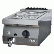 Bain-marie gaz - gamme 700 - 2 x gn 1/1 (BMP7G80) AFI collin-lucy