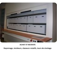 CLASSEUR ROTATIF NEUF OU OCCASION stockage de dossiers d'archives de fiches administrations professions libérales