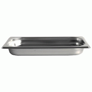 DBMARK - GNP13040-201 - Bac Gastronorme 1/3 40 mm. - 0.8mm S/S201 - gris inox GNP13040-201