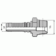 Embouts coniques NPT Mâle - AGN-IN - Filetage Briggs - Cône 60° - IMBC001212_0