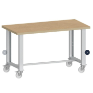Établi d'atelier mobile professionnel Multiplis Hêtre 40mm Établi d'atelier mobile professionnel Multiplis Hêtre 40mm