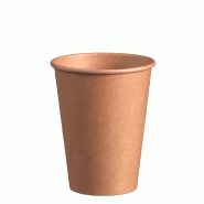 Gobelet carton kraft 41,5cl Ø9xH11cm - par 1000
