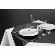 Lot de 100 surnappes noires dunisilk 840 x 840 mm - duni