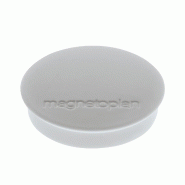 Magnetoplan Discofix aimant rond "standard", gris - gris 1664201
