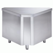 Mobilier self-service neutre angle interne 90° - 1414x700x850 mm - 10687500 Eurast - gris inox 10687500 Mobilier self-service neutre angle interne 90° - 1414x700x850 mm - 10687500 Eurast - gris inox 10687500