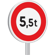 Panneaux permanents Taliasign B 650 mm classe 1 - PPTLGLV1B13-TL02/P_0